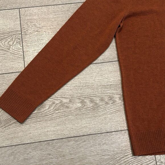 Smartwool Sparwood Crew Sweater Men's Large Picante Heather Outdoor Wool Hiking - Picture 2 of 6